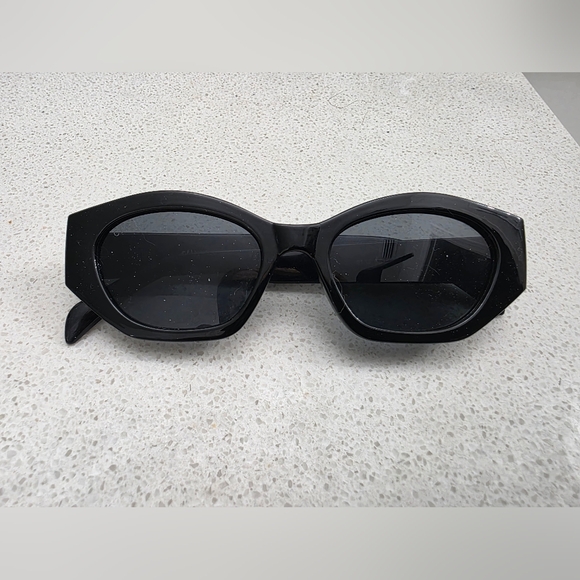 Celine Accessories - CELINE Black Logo Accent Sunglasses. Made in Italy.